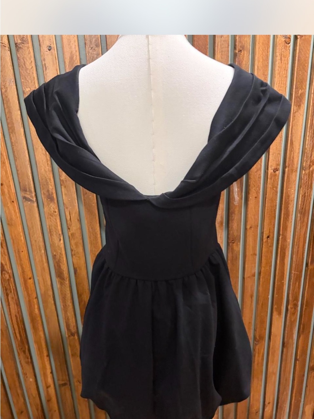 wild fable Off-Shoulder Black Cocktail Dress - Picture 10 of 10